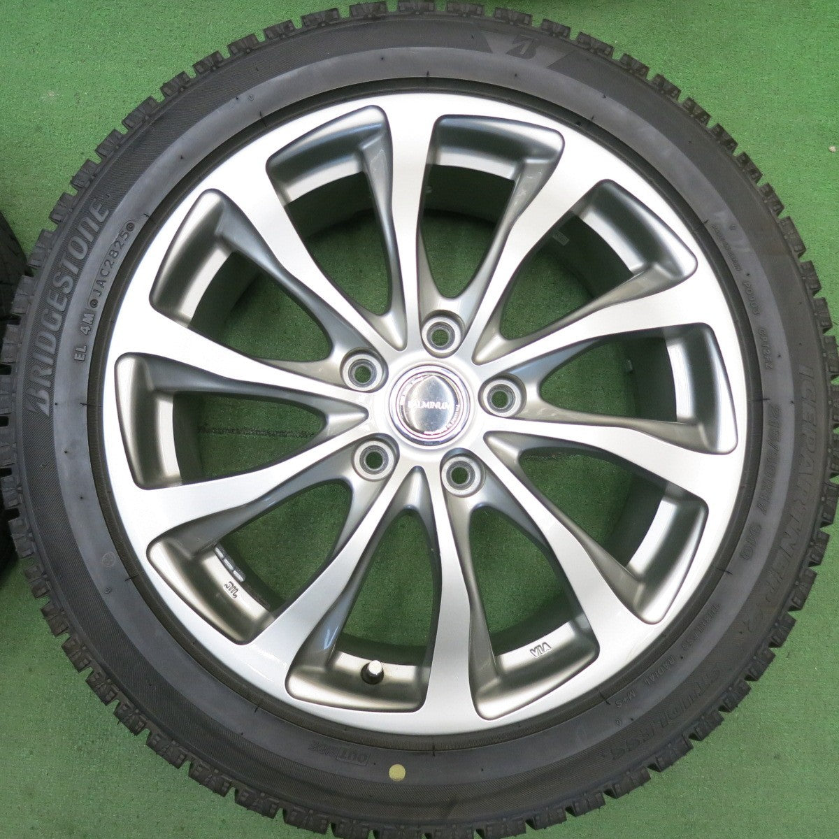 バリ溝！25年！キレイ！ほぼ10分◎スタッドレス 215/50R17 ブリヂストン アイスパートナー2 BALMINUM TR10 バルミナ 17インチ PCD114.3/5H◎6070512HAス