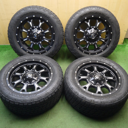 バリ溝！22年！キレイ！8.5分★275/55R20 ニットー A/T TERRA GRAPPLER G2 FUEL フューエル 20インチ PCD139.7 150/5H マルチ★5091401HAノ