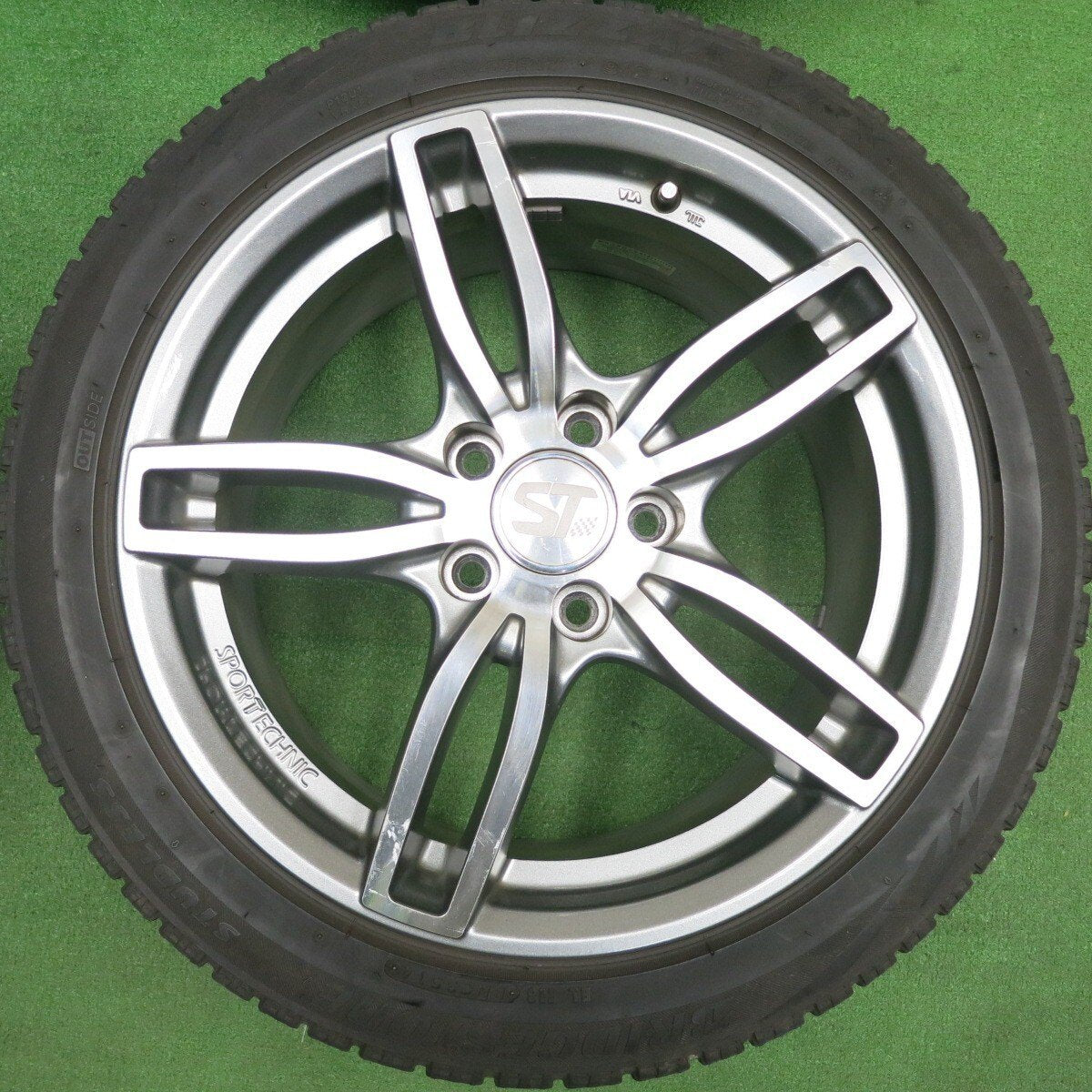 4本★ワーゲン等 SPORTECHNIC 225/45R17 スタッドレス ブリヂストン ブリザック VRX スポーツテクニック PCD112/5H★4123010HAス