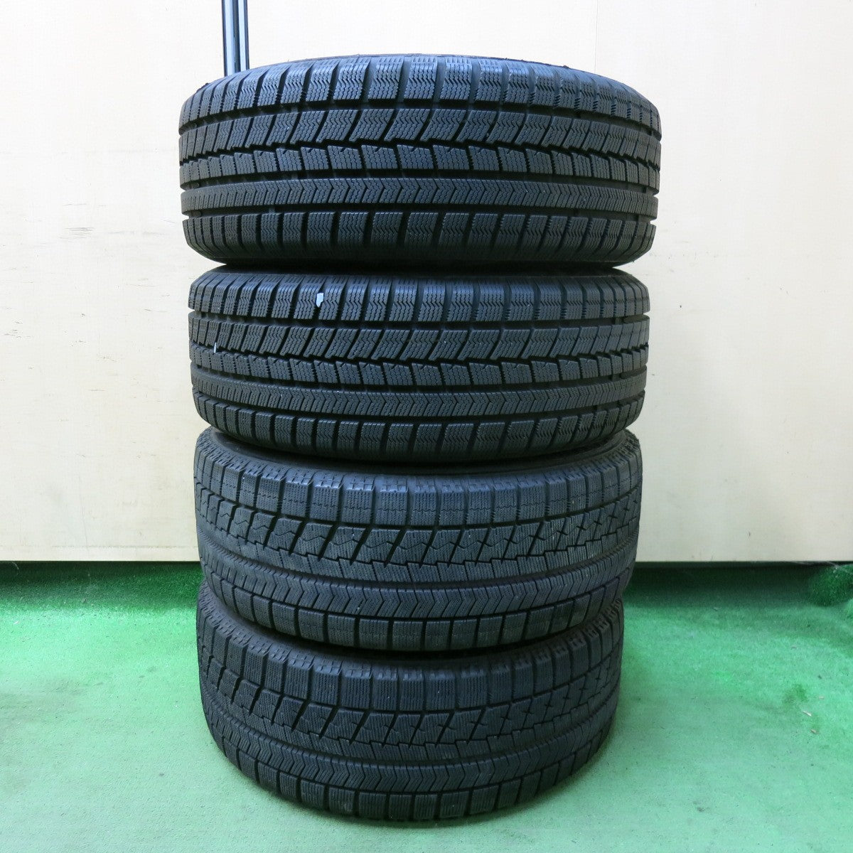 バリ溝！23年！ほぼ10分★BMW 3シリーズ E90 E91 純正 205/55R16 スタッドレス ブリヂストン ブリザック VRX ハイフライ Win-turi 216 16インチ PCD120/5H★5071811SYス