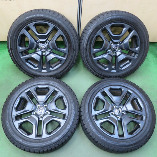 バリ溝！23年！キレイ！ほぼ10分★トヨタ RAV4 純正 235/55R19 スタッドレス ヨコハマ アイスガード iG52C 19インチ PCD114.3/5H★5112101イス