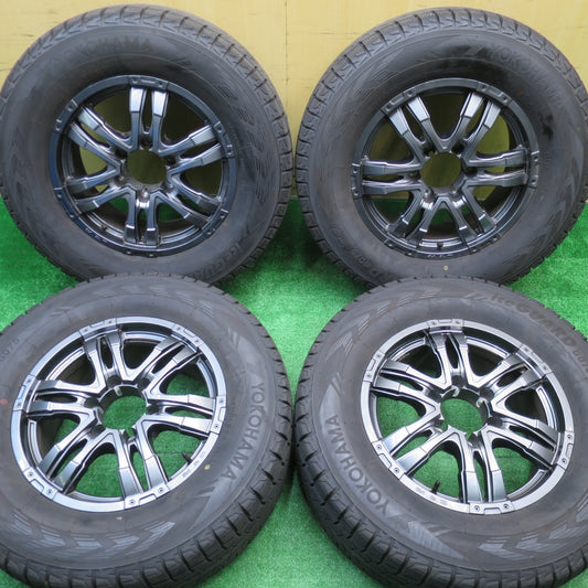 バリ溝！22年！キレイ！9.5分★スタッドレス 265/65R17 ヨコハマ アイスガード G075 MAD CROSS WOLF マッドクロス ウルフ 17インチ PCD139.7/6H★5101701NJス