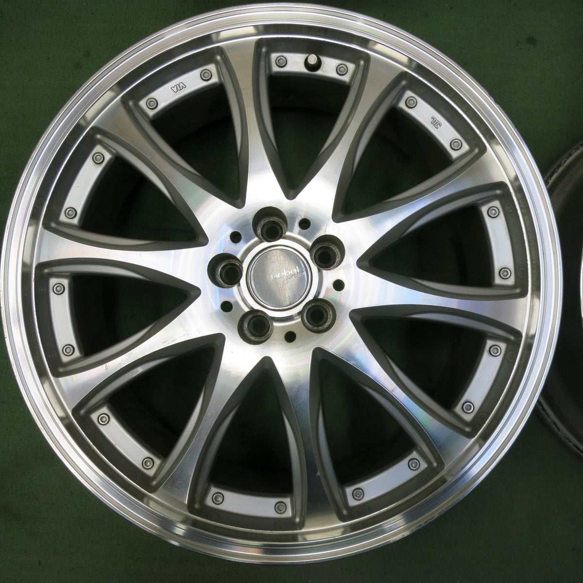 4本価格★プリウス 86 等 ANHELO CORAZON アネーロ コラソン 19インチ ホイール 19×7.5J PCD100/5H★5052103SYホ
