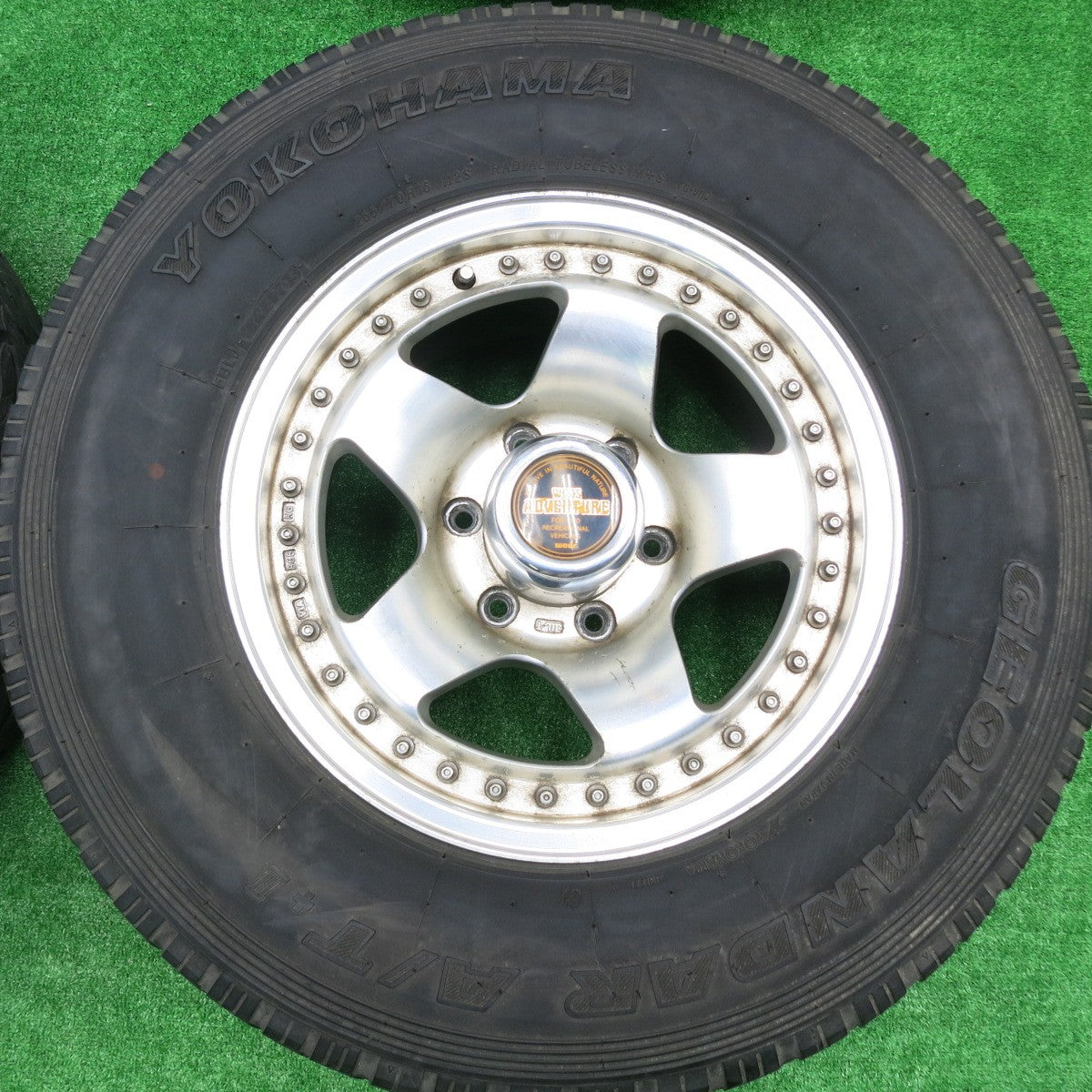 *送料無料* 4本価格★WEDS ADVENTURE 265/70R16 ヨコハマ ジオランダー A/T+Ⅱ ウェッズ アドベンチャー PCD139.7/6H★4072802HAノ