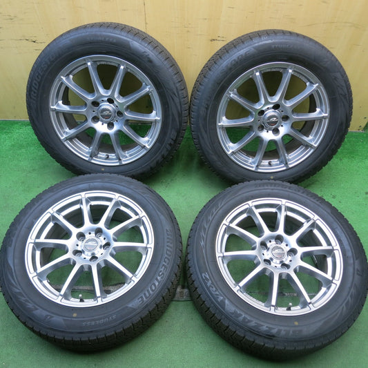 バリ溝！22年！8.5分★スタッドレス 215/60R17 ブリヂストン ブリザック VRX2 SCHNEIDER シュナイダー 17インチ PCD114.3/5H★5081411HAス
