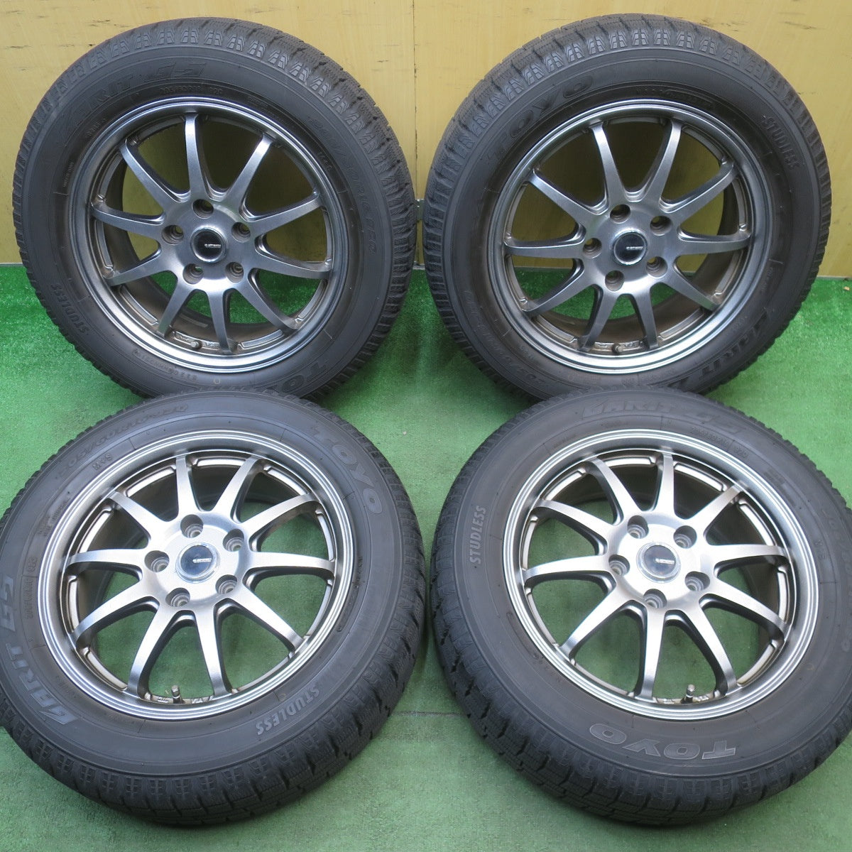 4本価格◎スタッドレス 205/60R16 トーヨー ガリット G5 G-SPEED Gスピード 16インチ PCD114.3/5H◎6062302NJス