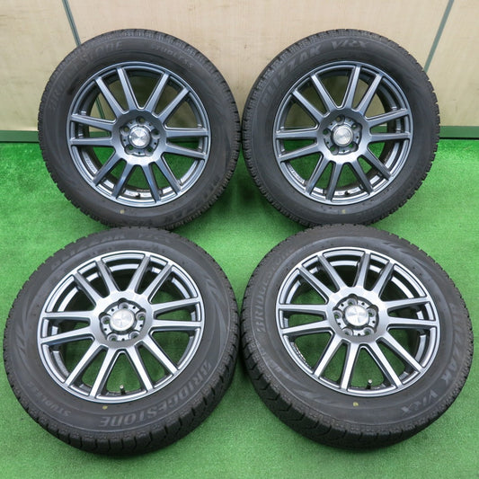 [送料無料] バリ溝！キレイ！8.5分★86 BRZ等 205/55R16 スタッドレス ブリヂストン ブリザック VRX dP devotion デボーション 共豊 16インチ PCD100/5H★4112504TNス