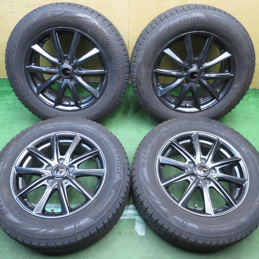 バリ溝！24年！キレイ！9分◎スタッドレス 215/60R16 ブリヂストン ブリザック VRX2 ZACK Sport-FT MONZA ザック 16インチ PCD114.3/5H◎6100406NJス