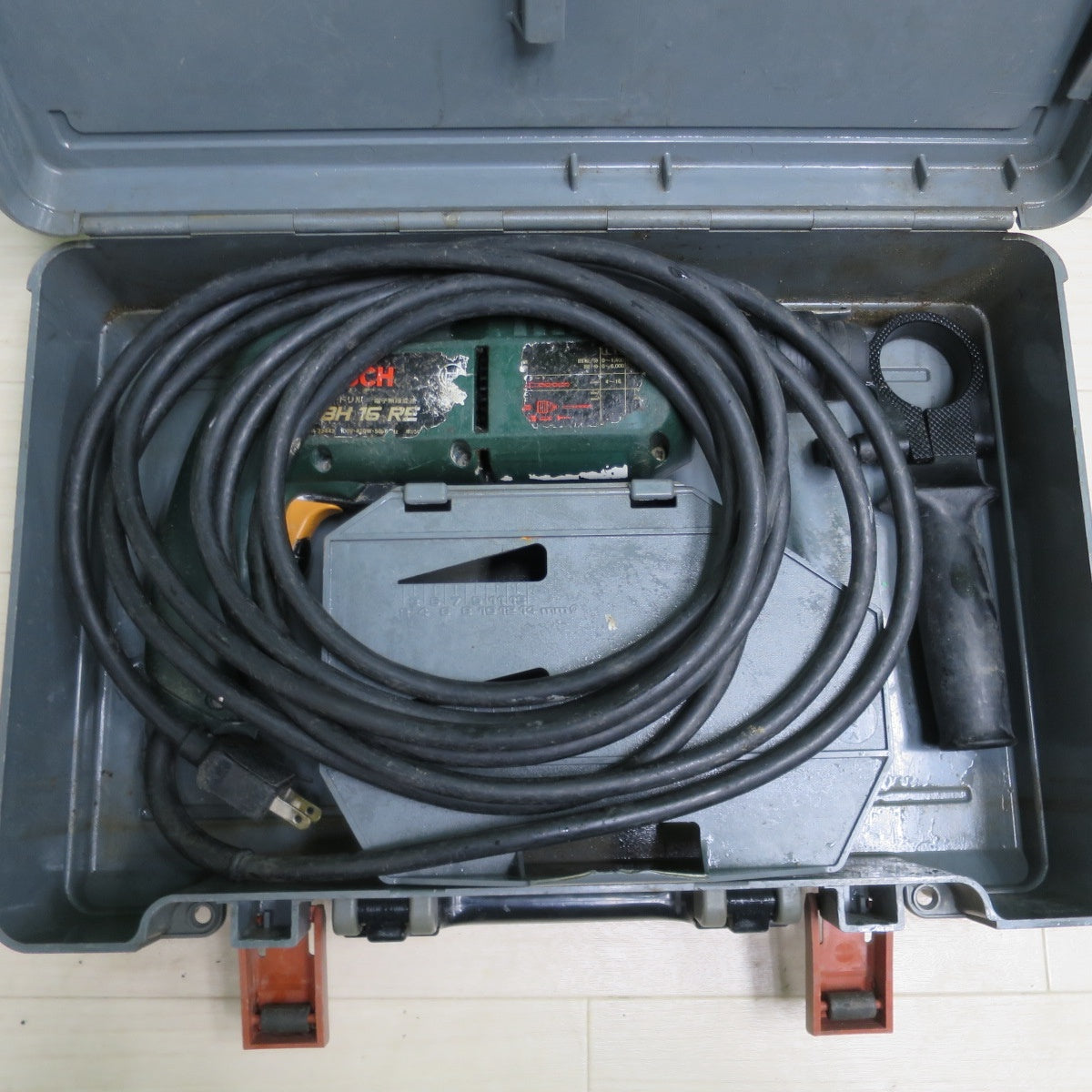 [送料無料] ケース付き☆BOSCH ボッシュ ハンマードリル PBH16RE 電動 工具 ハンマドリル 電子無段変速 コード式☆