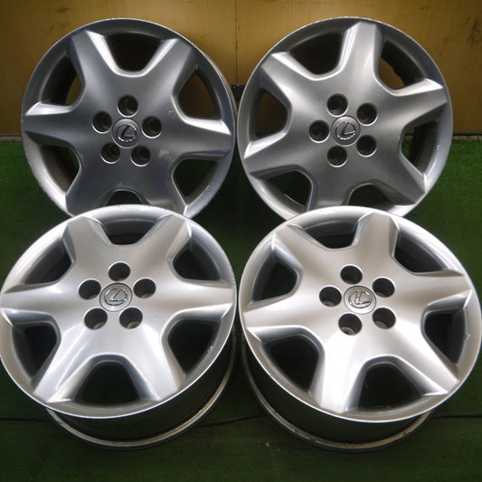 *送料無料* 4本価格★トヨタ 30系 セルシオ 純正 ホイール 17インチ 17×7.5J PCD114.3/5H レクサス★4032905Hホ