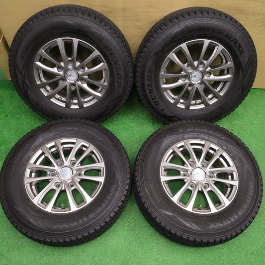 バリ溝！22年！キレイ！9.5分★スタッドレス 195/80R15 107/105L ダンロップ ウインターマックス SV01 PRODITA プロディータ 15インチ PCD139.7/6H★6011201NKス
