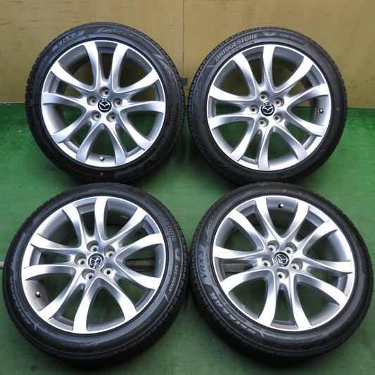 4本価格◎マツダ GJ系 アテンザ 純正 225/45R19 スタッドレス ブリヂストン ブリザック VRX3 19インチ PCD114.3/5H◎6083102KKス