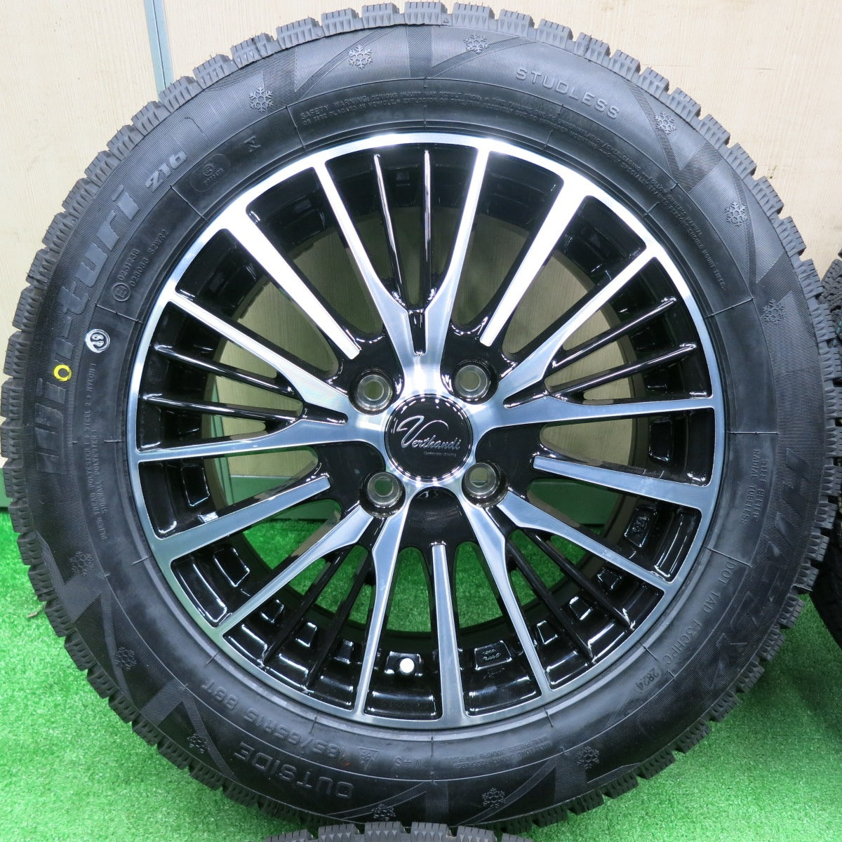 [送料無料] 未使用！24年★スタッドレス 185/65R15 ハイフライ Win-turi 216 Verthandi ヴェルザンディ ヴェルサンディ 15インチ PCD100/4H★4112611TNス