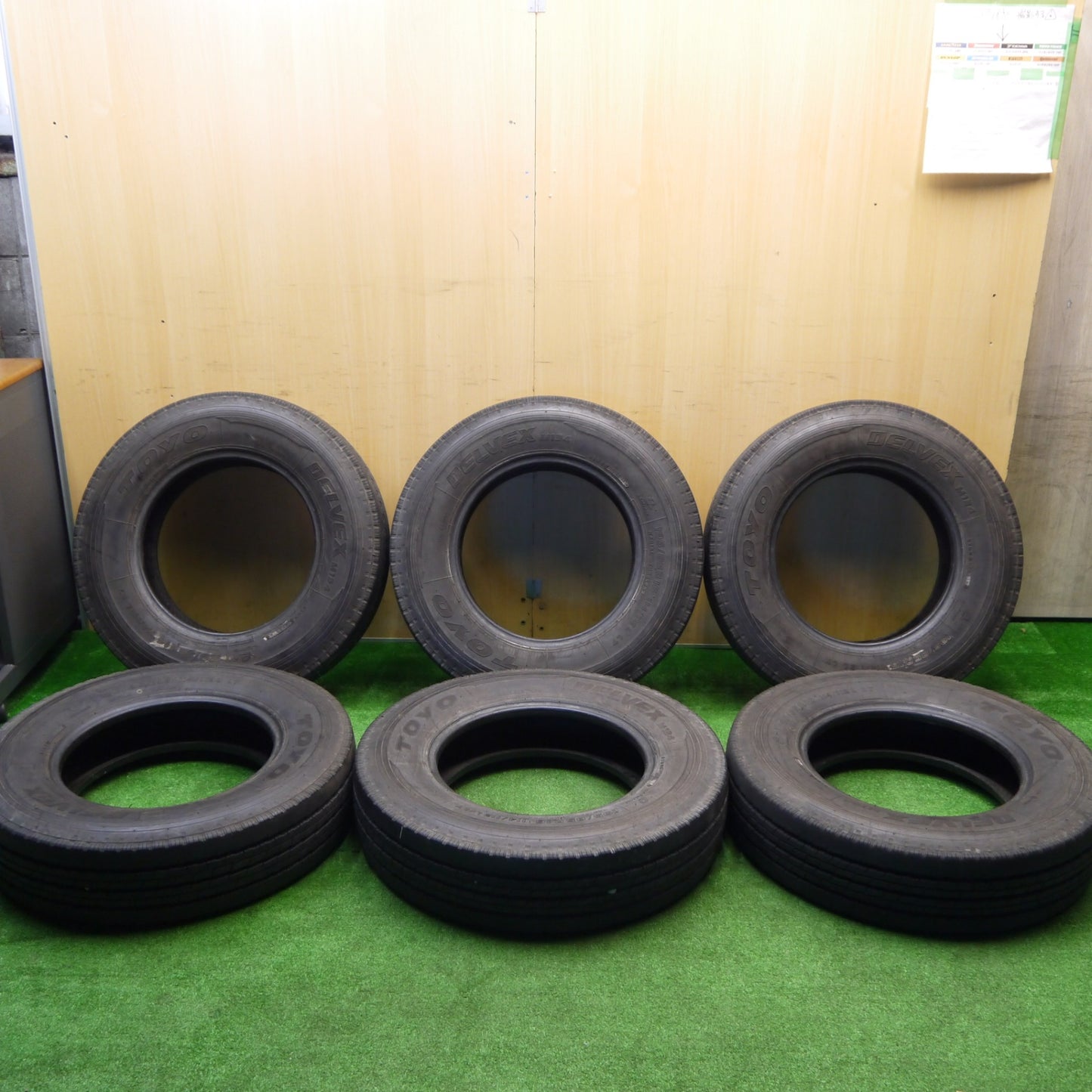 6本価格★トラック タイヤ 195/85R16 114/112L トーヨー デルベックス M134 DELVEX 16インチ★5102407Hノタ