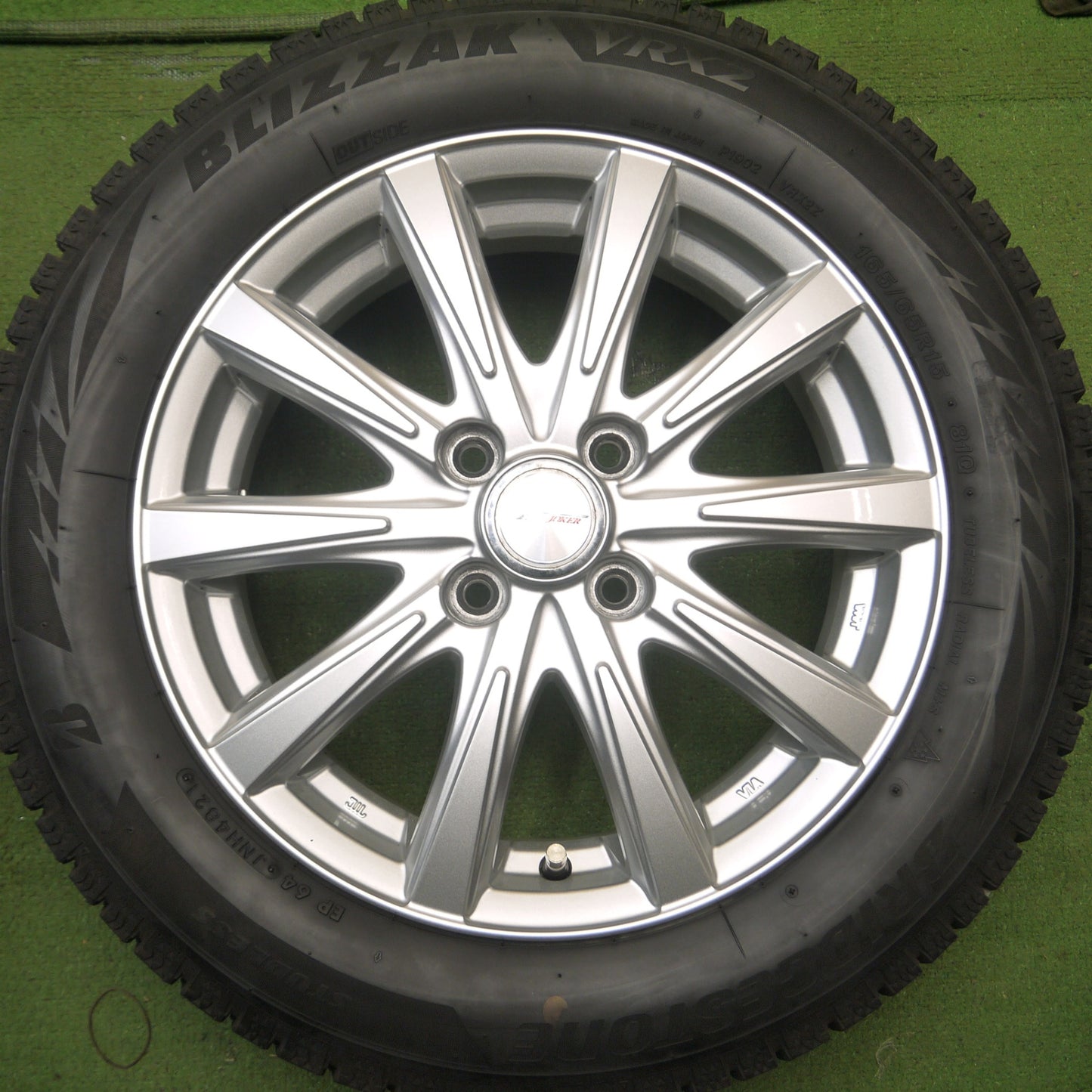 *送料無料* キレイ！21年★スタッドレス 165/65R15 ブリヂストン ブリザック VRX2 JOKER ジョーカー 15インチ PCD100/4H★4040901Hス
