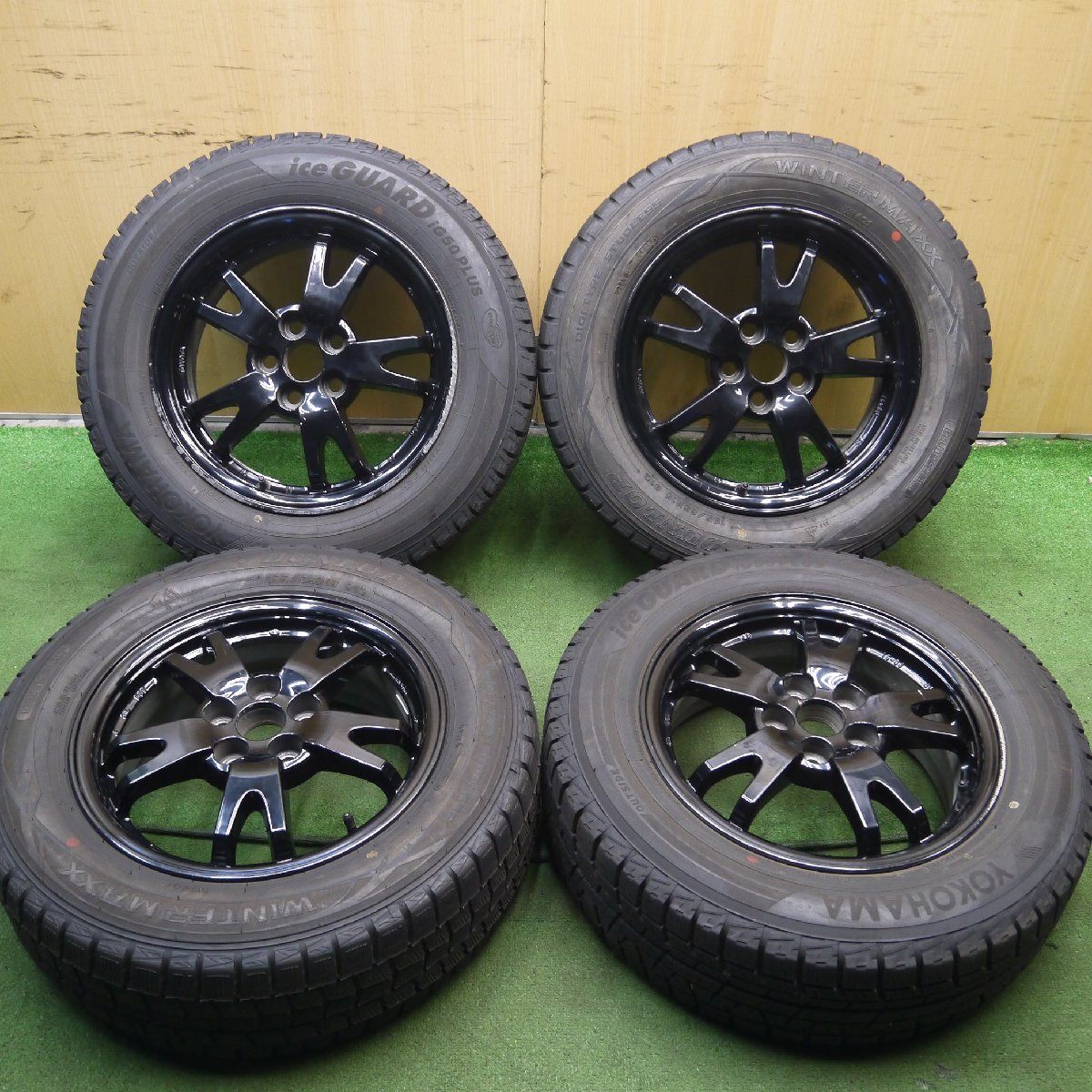 4本価格★トヨタ 30系 プリウス 純正 195/65R15 スタッドレス ダンロップ WM01 ヨコハマ iG50 プラス 15インチ★3080201Hス