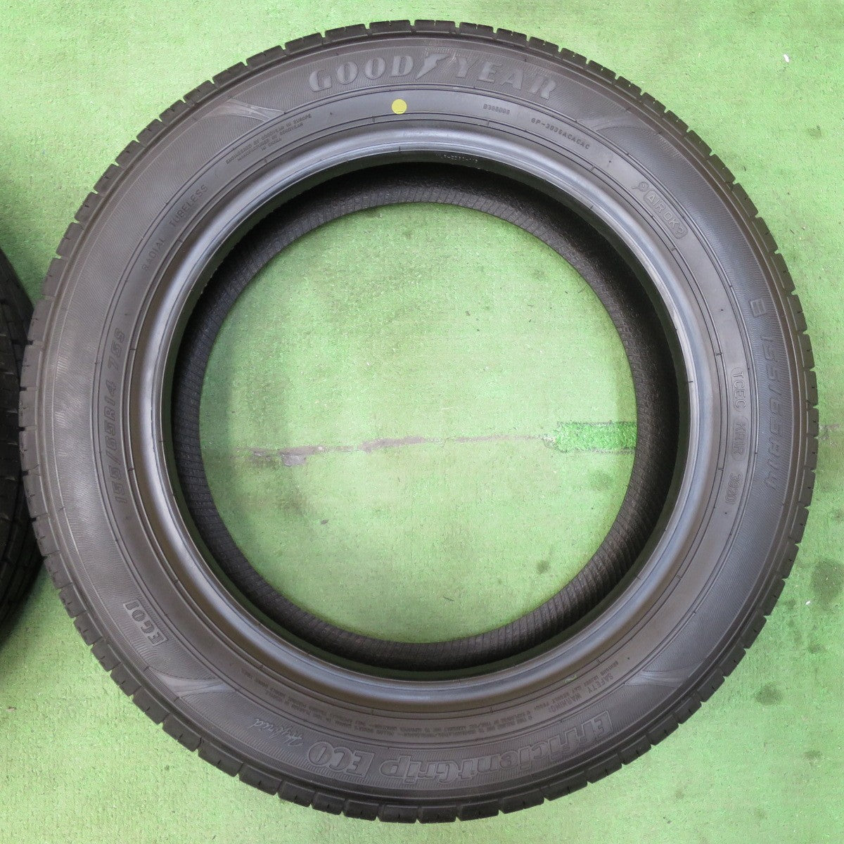 [送料無料] 未使用★155/65R14 グッドイヤー EfficientGrip ECO hybrid タイヤ 14インチ N-BOX スペーシア タント ムーヴ 等★5022803イノタ