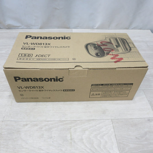 [送料無料] 未使用◆パナソニック センサーライト付き 屋外 ワイヤレス カメラ VL-WD813X 電源直結式 防犯 Panasonic◆