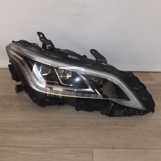[送料無料] 現状品★トヨタ TOYOTA 純正 クラウン 220系 LED ヘッドライト KOITO 30-452 右　ステー割れ ハウジング割れ★