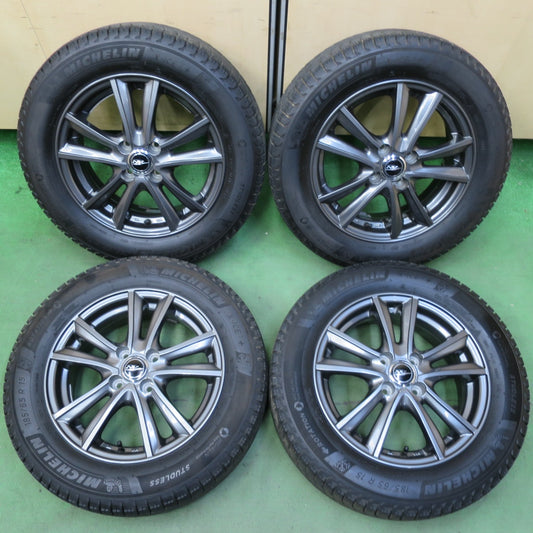 バリ溝！9分★スタッドレス 185/65R15 ミシュラン X-ICE3+ NIRVANA NV ニルバーナ ニルヴァーナ 15インチ PCD100/4H★5082304イス