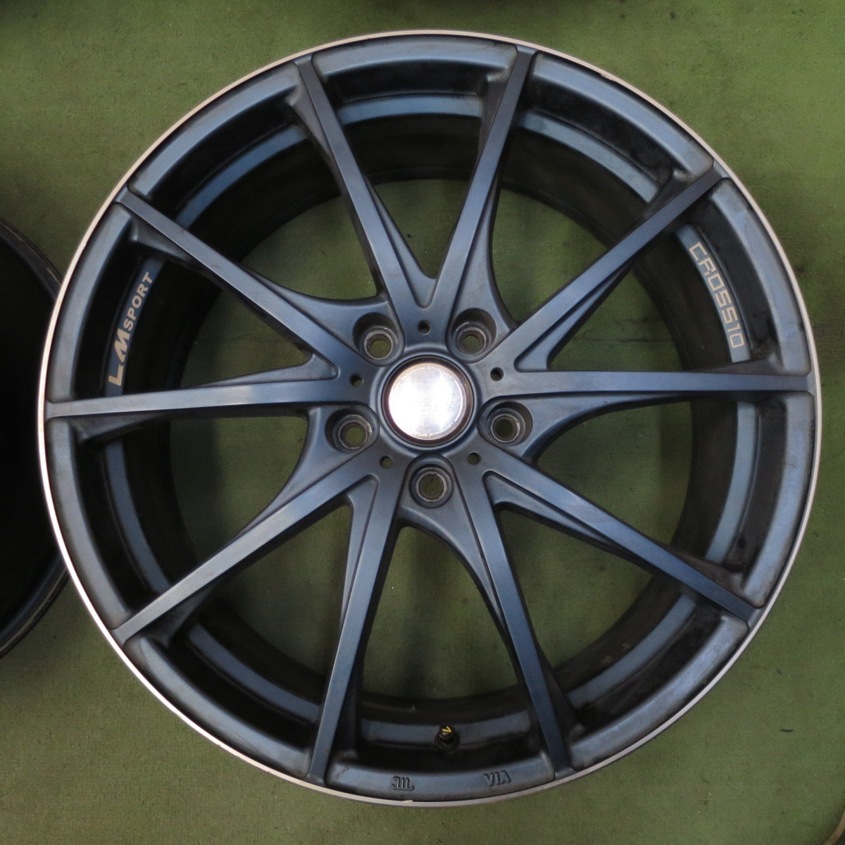 4本価格★LM SPORT cross10 19インチ ホイール LMスポーツ クロス10 19×7.5J PCD114.3/5H★6073102NGホ