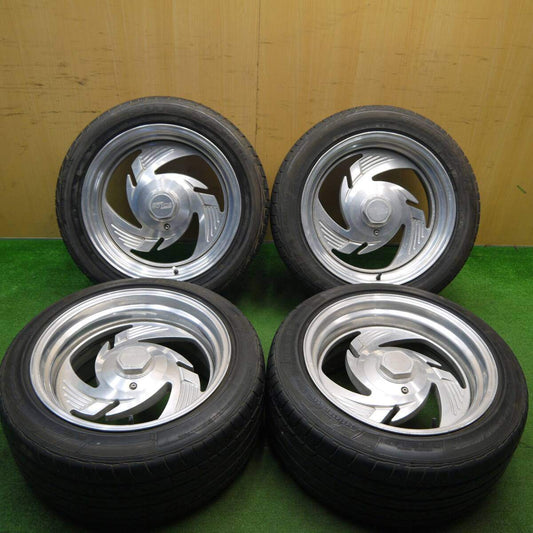 バリ溝！9分★BOYDS ボイド ビレット 245/45R17 ブリヂストン ポテンザ RE050 17インチ PCD120 127/5H マルチ★5031712Hノ