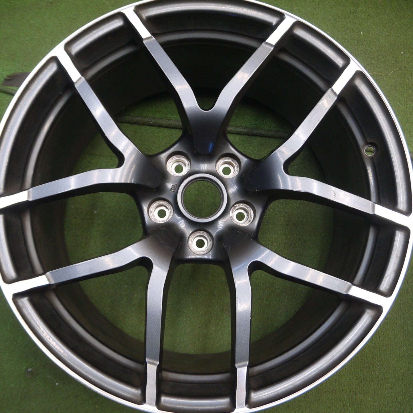*送料無料* 4本価格★日産 Z34 フェアレディZ NISMO 純正 RAYS製 ホイール 19インチ 19×9.5J 19×10.5J レイズ ニスモ PCD114.3/5H★4041209Hホ