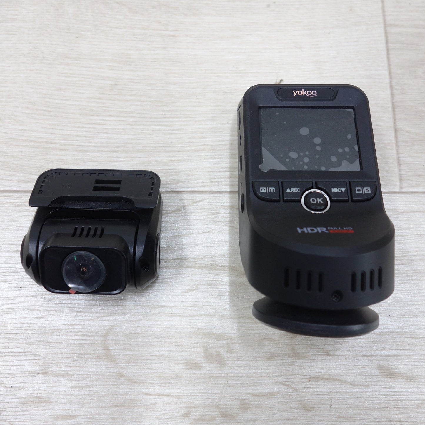 [送料無料] 付属品付き◆Yokoo 前後 カメラ ドライブレコーダー HDR FULL HD 1080P hdu 1080 ドラレコ◆