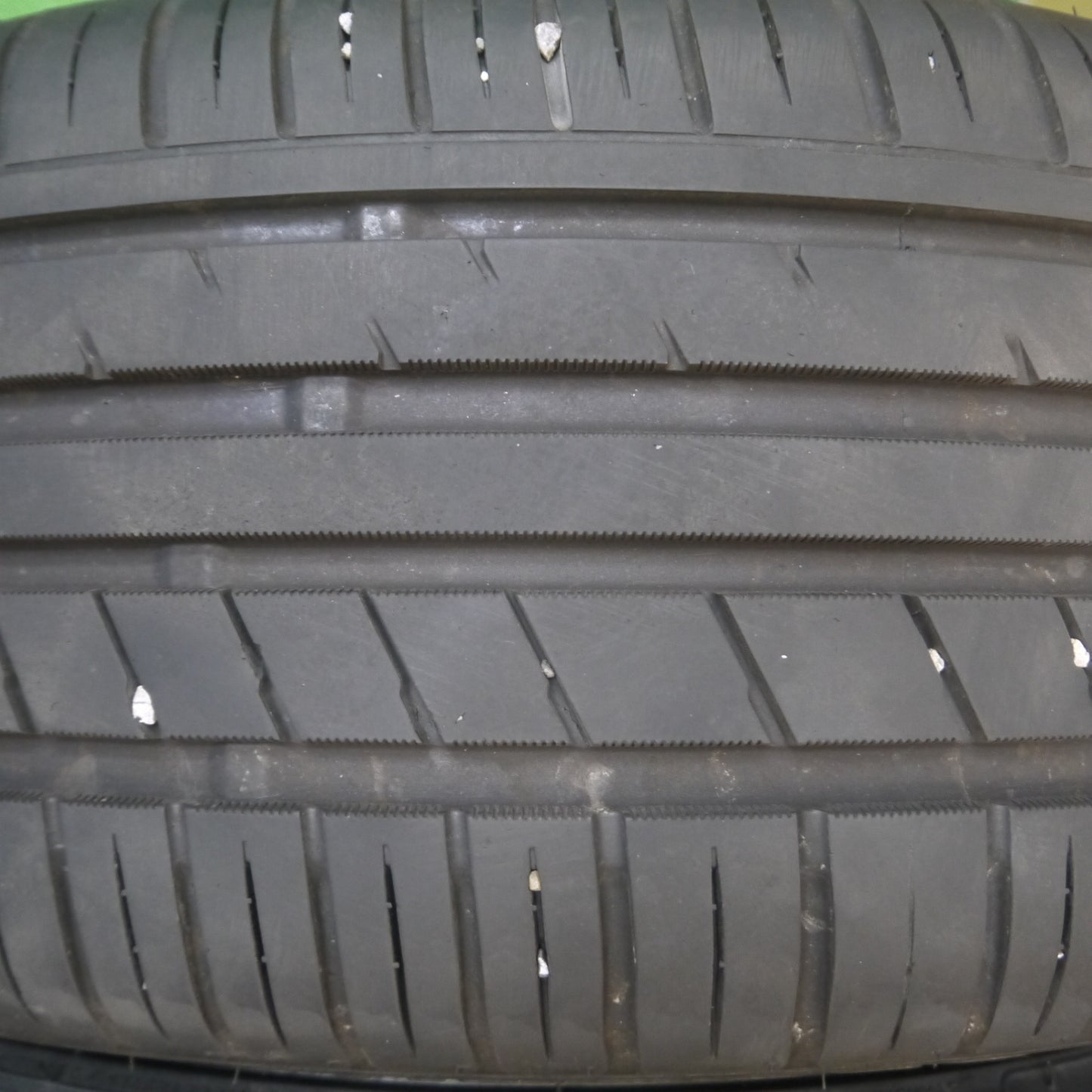 [送料無料] バリ溝！23年！8.5分★プリウス等 AME SHALLEN XF-55 215/35R19 ケンダ カイザー ジーテックス HP2000 vfm シャレン PCD100/5H★4091801Hノ