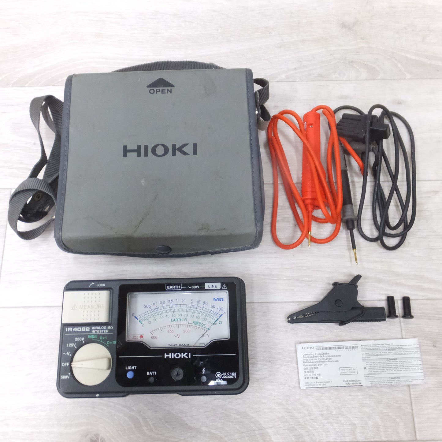 [送料無料] 現状品◆日置 HIOKI 絶縁抵抗計 IR4082 アナログ メグオーム ハイテスタ◆
