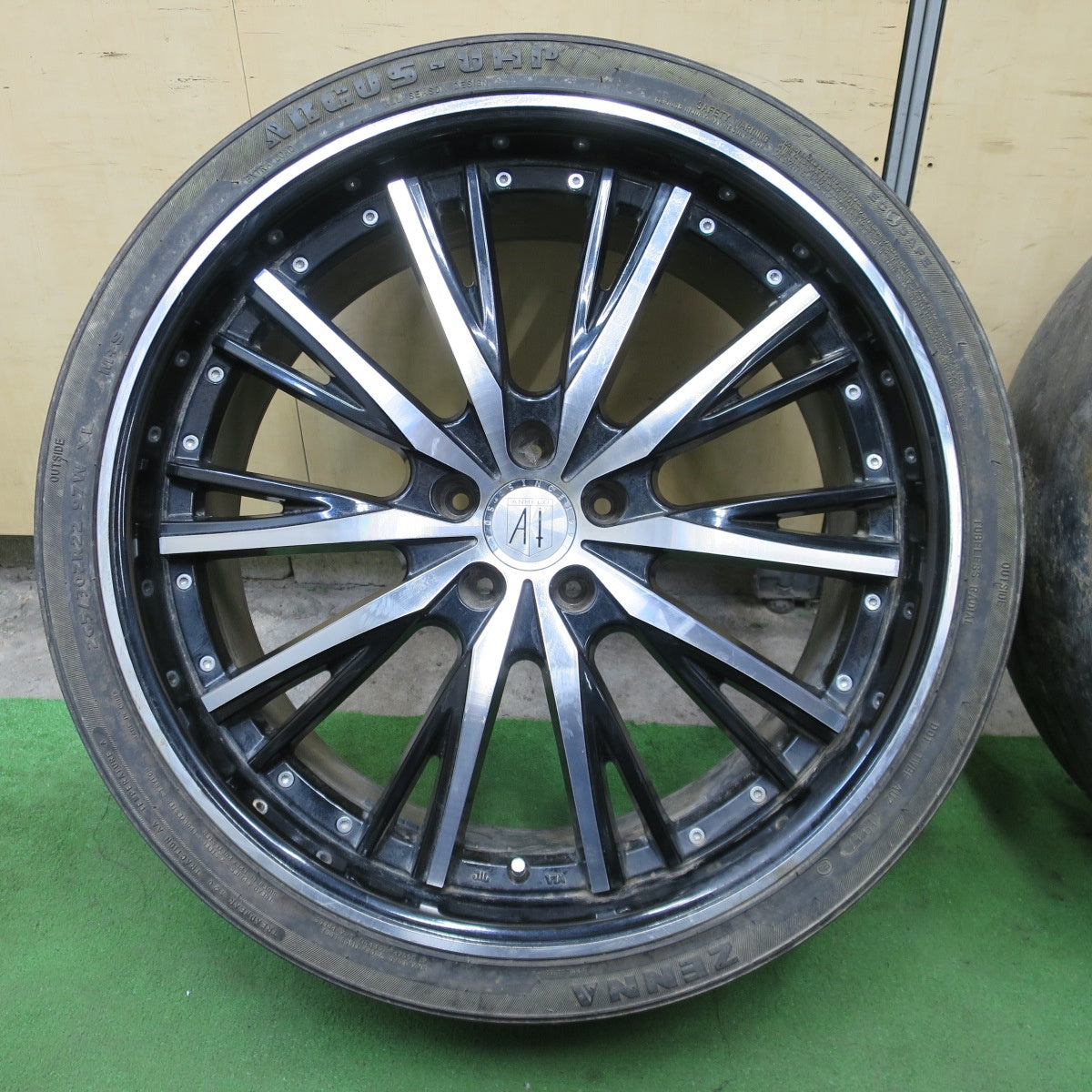4本価格★アネーロコラソン シャルマン 265/30R22 ゼナ ARGUS-UHP ANHELO CORAZON CHARMANT 22インチ PCD114.3/5H★6053001ナノ
