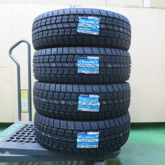 未使用！25年★スタッドレス 195/65R15 グッドイヤー アイスナビ7 タイヤ 15インチ ノア ヴォクシー ステップワゴン プリウス エスクァイア 等★6031905イスタ