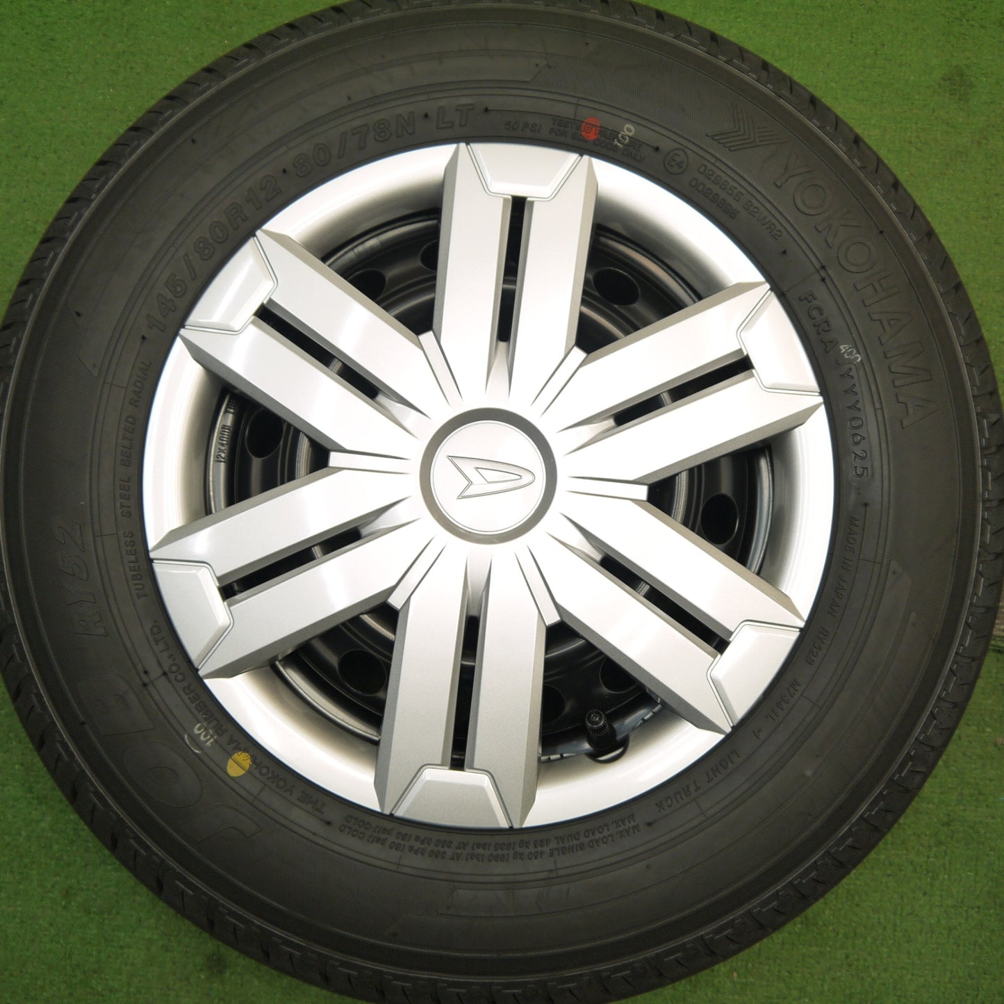 新車外し！25年★ダイハツ アトレー 純正 スチール 145/80R12 80/78N ヨコハマ JOB RY52 12インチ PCD100/4H★5060402Hノ