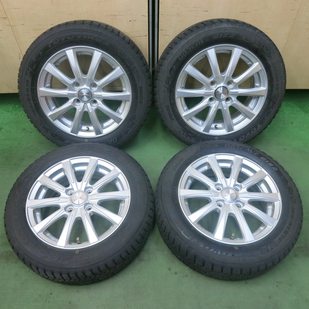 キレイ！21年★スタッドレス 165/65R14 トーヨー オブザーブ GIZ2 JOKER ジョーカー 14インチ PCD100/4H★5120108SKス