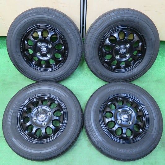 *送料無料* バリ溝！22年！綺麗！9.5分★145/80R12 80/78N ヨコハマ JOB RY52 GAIA MANARAY SPORT マナレイ 12インチ PCD100/4H★4062103イノ