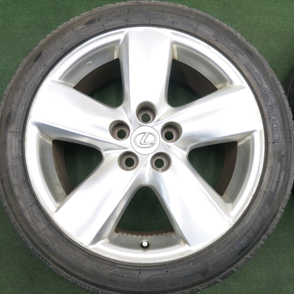 *送料無料* 4本価格★レクサス LS460 LS600 純正 245/45R19 ナンカン ウルトラスポーツ NS-2 19インチ PCD120/5H★4032413HAノ