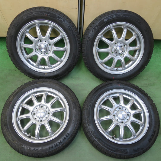 バリ溝！23年！キレイ！9.5分以上◎スタッドレス 155/65R14 ネクセン ウィンガード ice2 AZ Sports AZスポーツ 14インチ PCD100/4H◎6071801イス