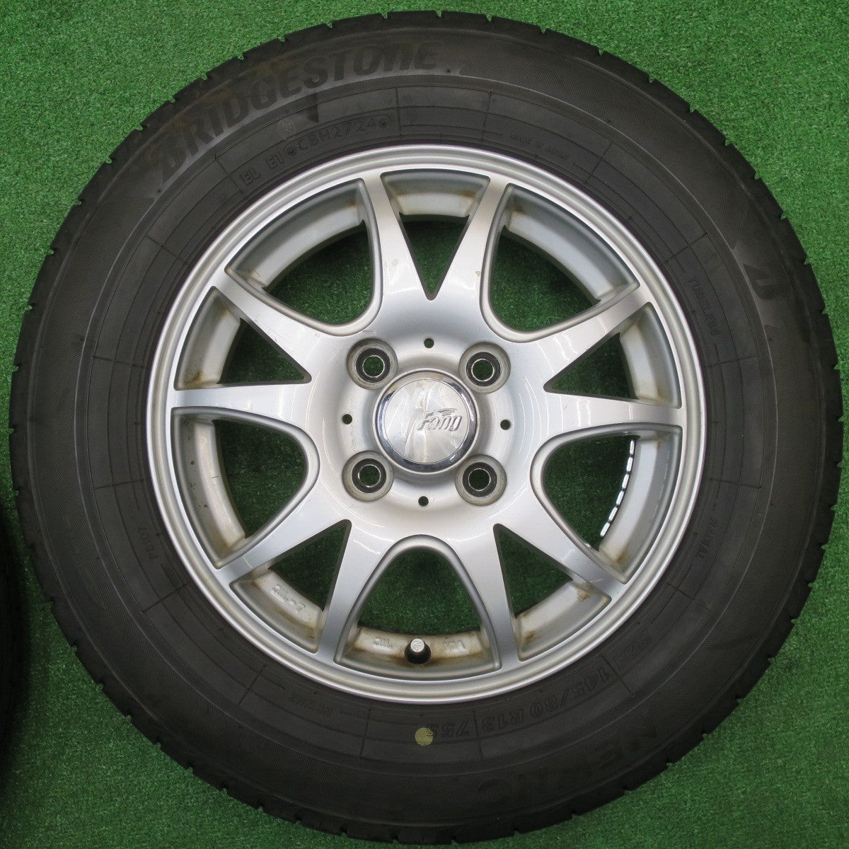 バリ溝！24年！9.5分★145/80R13 ブリヂストン NEWNO Fang ファング ニューノ 13インチ PCD100/4H★5110302NJノ