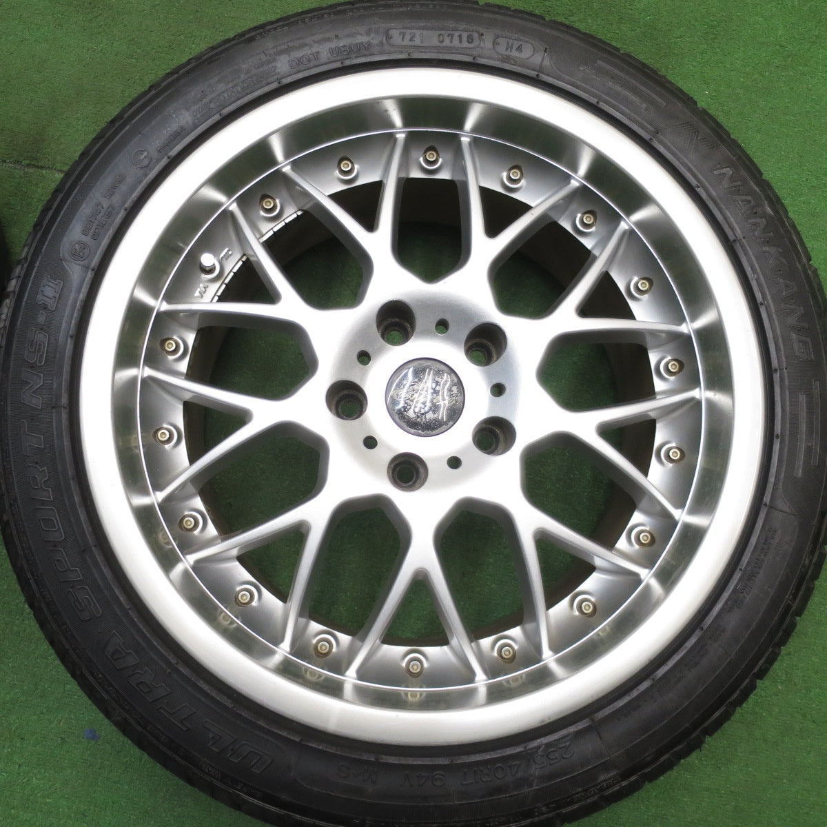 [送料無料] バリ溝！9.5分★RAYS VESTA EINS KAHN3 235/45R17 ナンカン ウルトラスポーツ NS-2 レイズ 17インチ PCD114.3/5H★5031104Hノ
