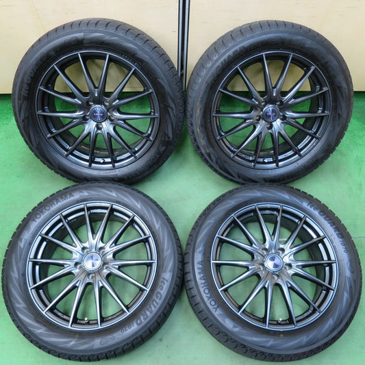 バリ溝！23年！キレイ！9.5分以上★スタッドレス 225/55R19 ヨコハマ アイスガード iG70 VELVA SPORTZ ヴェルヴァ 19インチ PCD114.3/5H★5020105イス