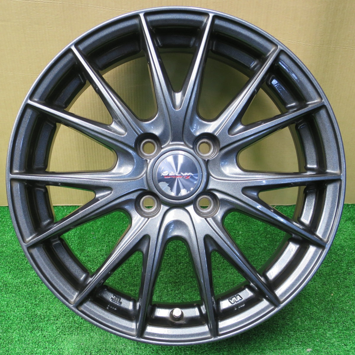 キレイ★VELVA SPORTZ ヴェルヴァ スポルトZ 15インチ ホイール 15×5.5J PCD100/4H★5112002NKホ