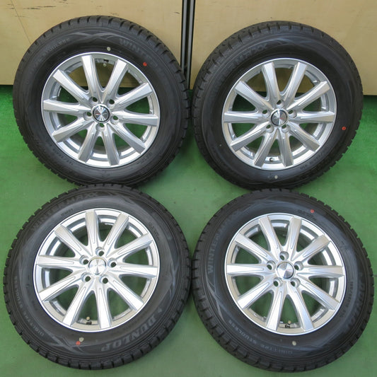 バリ溝！キレイ！ほぼ10分★プリウス 等 195/65R15 スタッドレス ダンロップ ウインターマックス WM01 JOKER ジョーカー 15インチ PCD100/5H★5071203イス