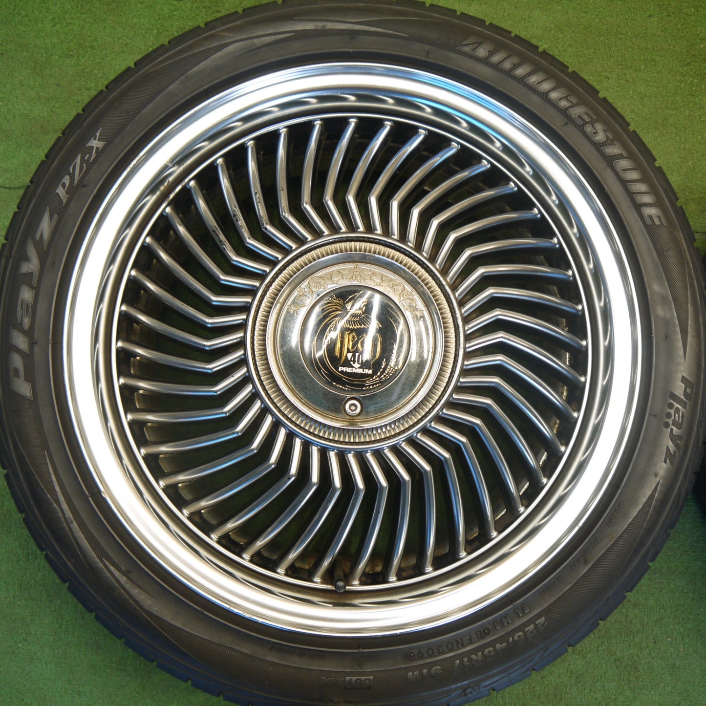 4本価格★CARVING HeaD 40 PREMIUM 225/45R17 ブリヂストン プレイズ PZ-X カービング ヘッド プレミアム 17インチ PCD100/4H 5H マルチ★6041402Hノ