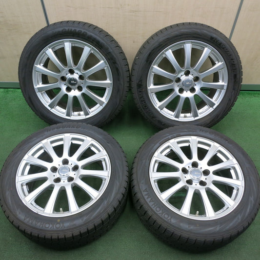 *送料無料* センサー付！バリ溝！22年！9分★レクサス LS等 LF SPORT 235/50R18 スタッドレス ヨコハマ アイスガード iG70 PCD120/5H★4060102HAス