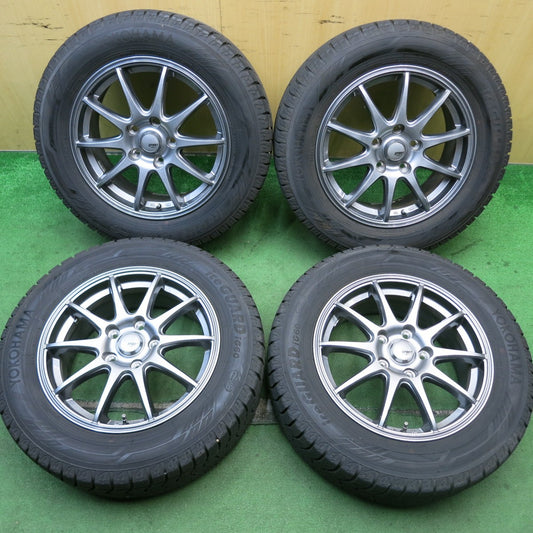 バリ溝！22年！キレイ！9.5分★スタッドレス 215/60R16 ヨコハマ アイスガード iG60 SPORT ABELIA スポルト アベリア 16インチ PCD114.3/5H★5081407HAス