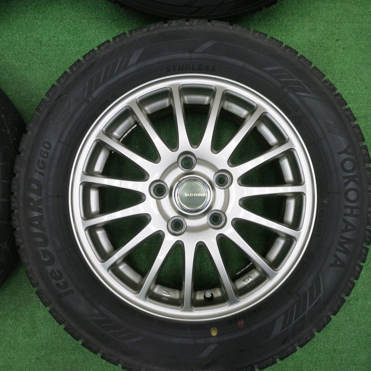 バリ溝！21年！8.5分★スタッドレス 195/65R15 ヨコハマ アイスガード iG60 ECO FORME エコフォルム PCD114.3/5H★4111310TNス