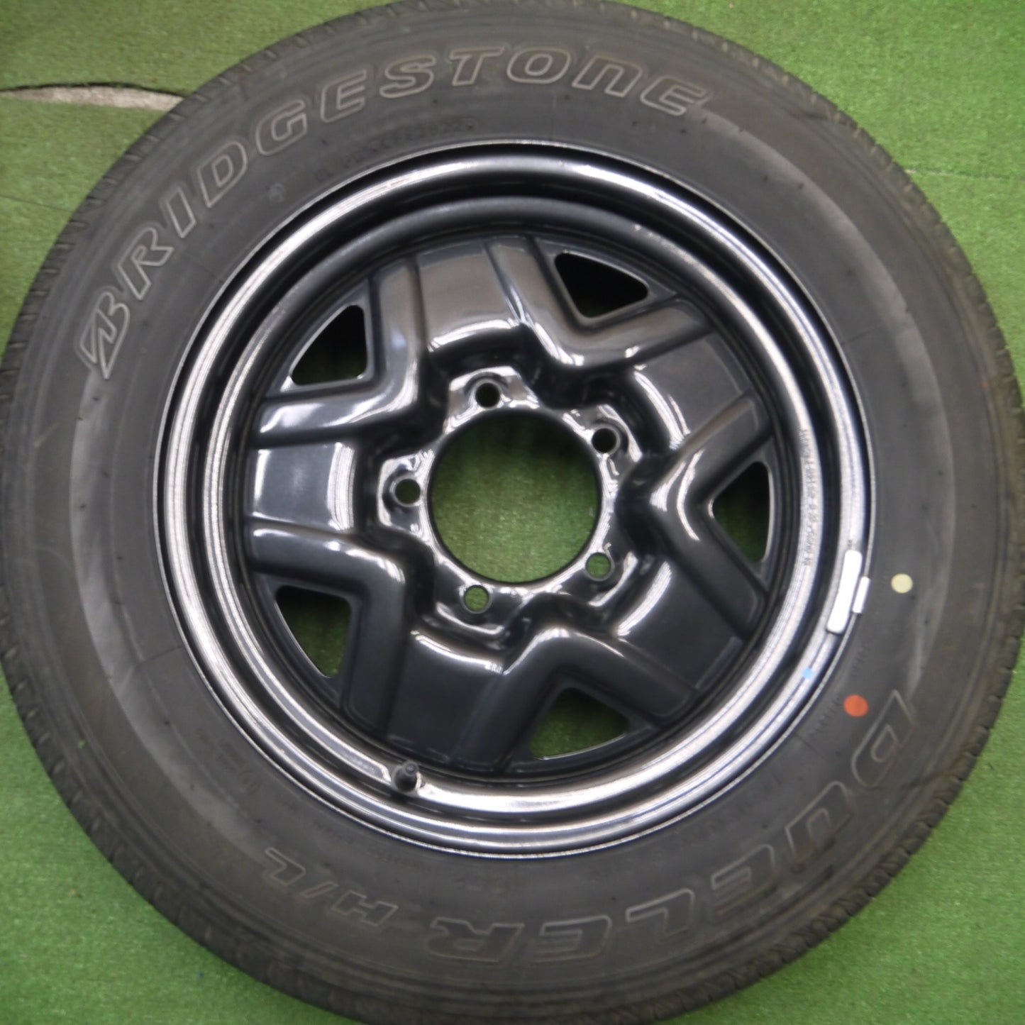 [送料無料] バリ溝！22年！キレイ！9分★スズキ JB64 ジムニー 純正 スチール 175/80R16 ブリヂストン デューラー H/L 852 16インチ PCD139.7/5H★5021212Hノ