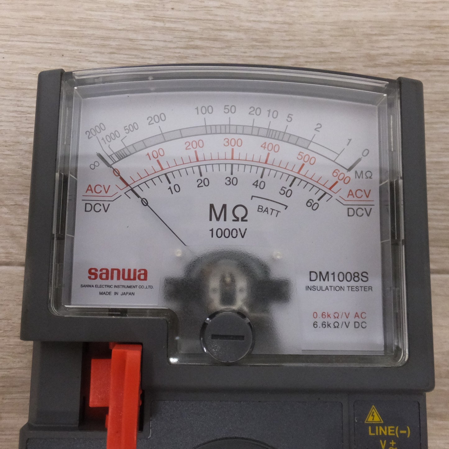 [送料無料] 美品★三和電気計器 SANWA 絶縁抵抗計 DM1008S　INSULATION RESISTANCE TESTER★
