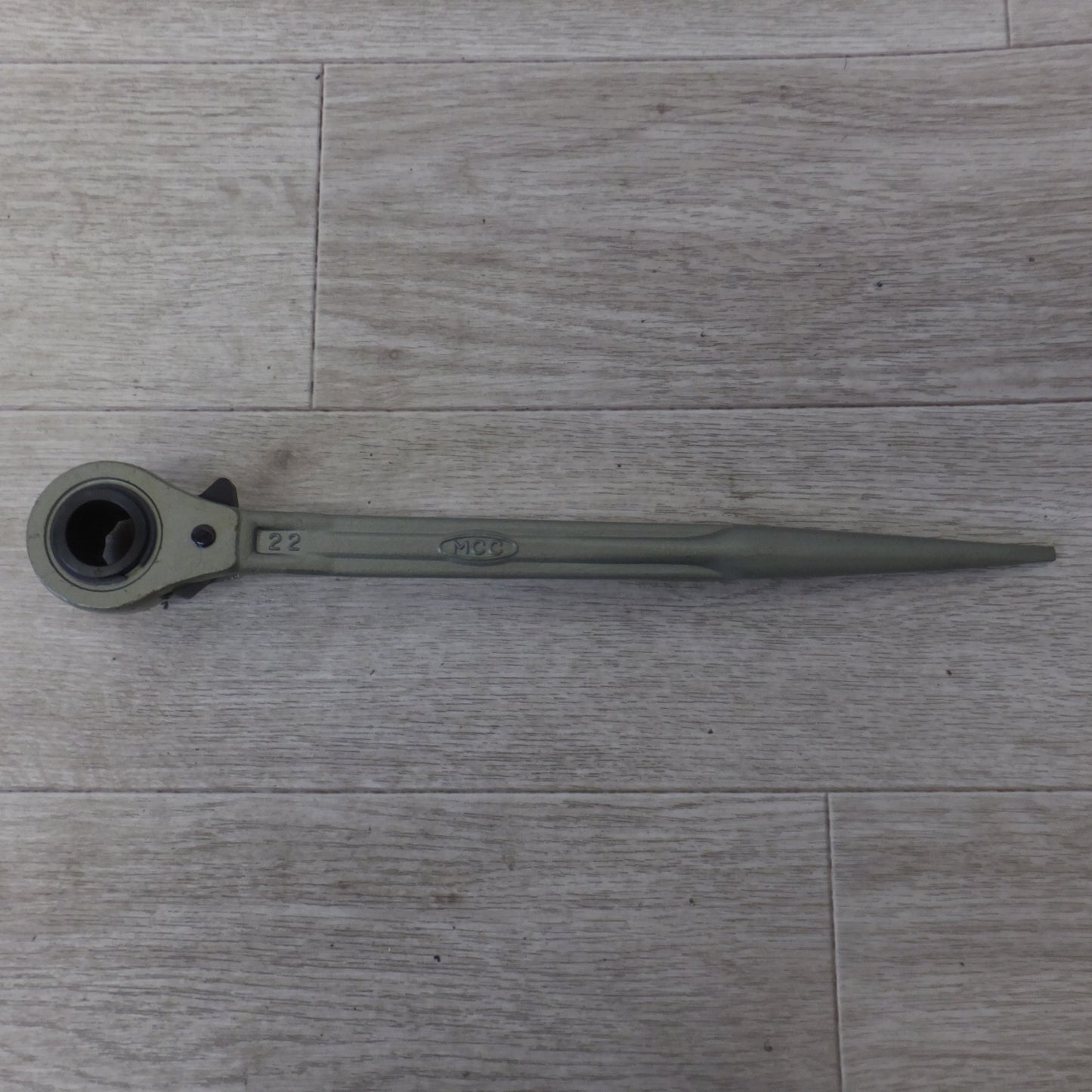 [送料無料] ★松阪鉄工所 MCC シノ付 片口ラチェットレンチ 27 22　セット　SINGLE RATCHET WRENCHES★