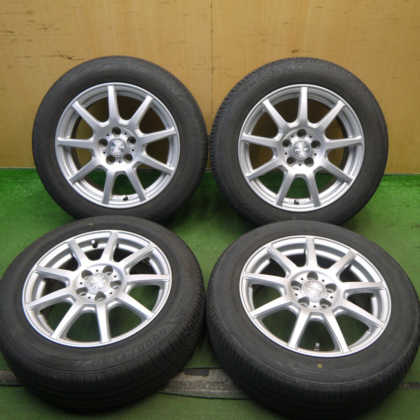 バリ溝！23年！9分★シエンタ 等 185/60R15 グッドイヤー EfficientGrip ECO EG02 ravrion ラブリオン 15インチ PCD100/5H★5091006Hノ